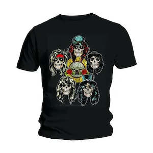 GNR - Vintage Heads - Black T-Shirt