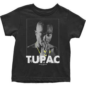 Clothing: Tupac - Praying - Toddler Black T-Shirt