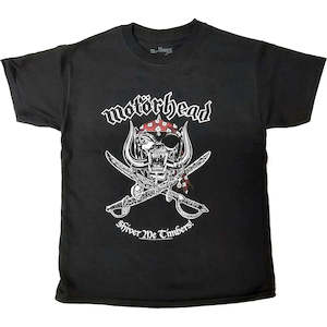 Motorhead - Shiver Me Timbers - Kids Black T-Shirt