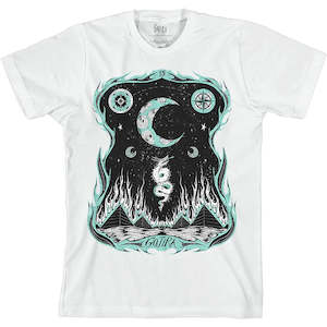 Clothing: Gojira - Dragons Dwell - White T-Shirt