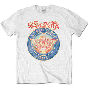 Aerosmith - Aero Force - White T-Shirt