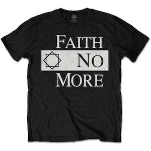 Faith No More - Classic Logo - Black T-Shirt