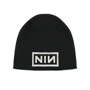 Clothing: Nine Inch Nails - Logo - Black Skull Cap Beanie