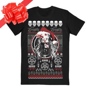 Clothing: Rob Zombie - Bloody Santa - Black T-Shirt