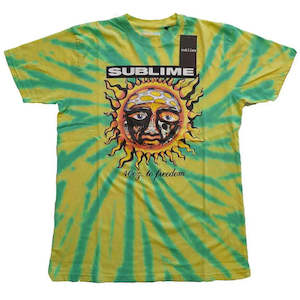 Clothing: Sublime - 40 OZ to Freedom - Washed Green Yellow