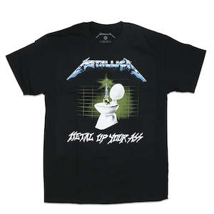 Metallica - Metal Up You - Black T-Shirt (W/Back Print)