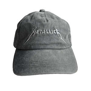 Metallica Hat - Logo Gun Metal Grey / Wash