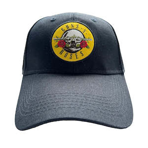 GNR - Yellow Classic Bullet - Black Baseball Cap