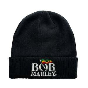 Bob Marley - Logo - Black Beanie