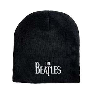 The Beatles - Logo - Black Beanie