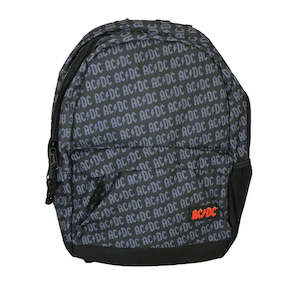 AC/DC - Black Logo Pattern Backpack