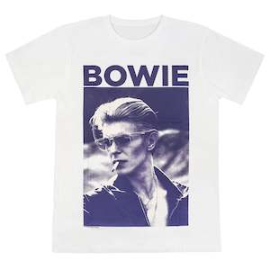 David Bowie - Smoking - White T-Shirt