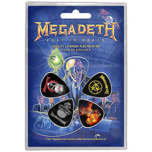 Megadeth - Rust in Peace - Guitar Pick Set