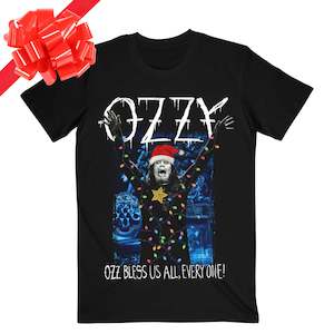 Ozzy's Rockin' Christmas - Black T-Shirt