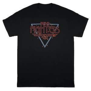 Foo Fighters - Disco Outline - Black T-Shirt