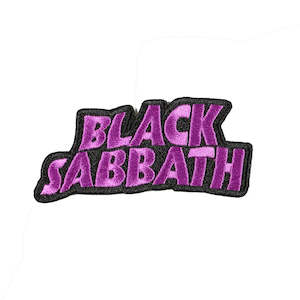 Black Sabbath Patch - Wavy Logo (Iron On)