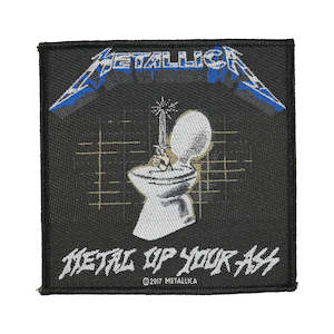 Clothing: Metallica Patch - Metal Up You (Sew On)