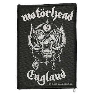 Clothing: Motorhead Patch - England (Sew On)