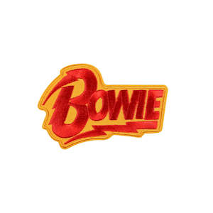 Clothing: Bowie Patch - Logo (Iron On)