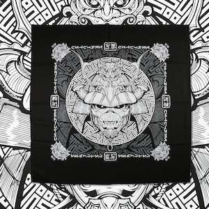 Clothing: Iron Maiden Samurai Eddy - Black Bandana