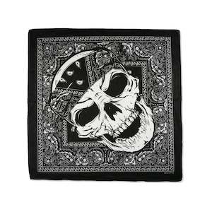 Giant Skull Black Bandana