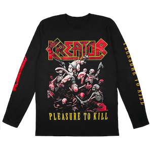 Kreator - Pleasure to Kill - Black Long sleeve