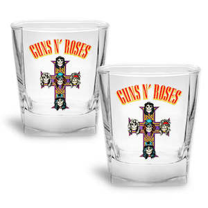 Clothing: Guns N' Roses Spirit Glasses - AFD Set of 2 (Gift Set)