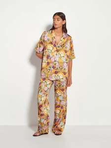 Juliette Hogan Des Shirt Tigerlily Twill Tropicana