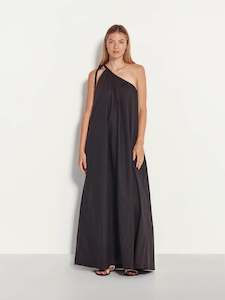 Juliette Hogan Uno Dress Crisp Cotton Black