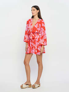 Clothing: Kivari Olina Tie Front Mini Dress