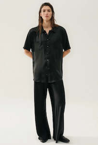 Clothing: Silk Laundry Bias Cut Pants Black