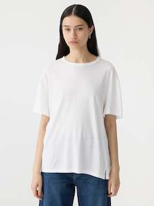 Bassike Boyfriend Heritage SS T-shirt White