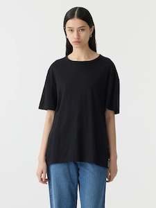 Bassike Boyfriend Heritage SS T-shirt Black