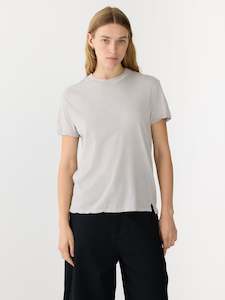 Bassike Regular Classic SS Tshirt Oyster Grey