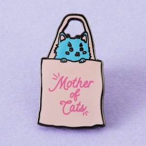 Mother of Cats Pin