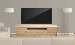 Entertainment/TV Unit - Teak Wood