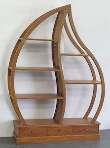 Display Unit - Teak Wood - Natural Waxed Finish