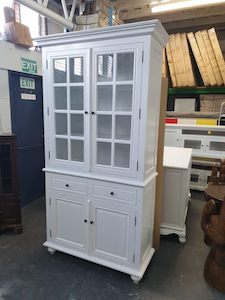 Display unit/kitchen cabinet - Mahogany wood