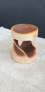 Suar Wood Stool - Round