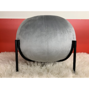 ROUND OTTOMAN (Grey)