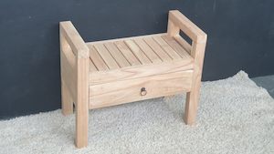 Single Bench Seat - Suar Wood