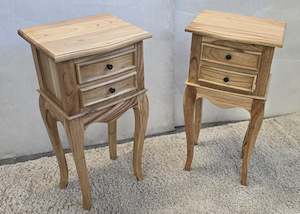 Bedside/Lamp Table - Mindi Wood - Natural Finish