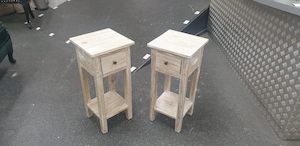 Bedside Table (Set) - Mindi Wood