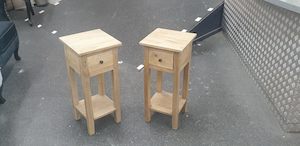 Bedside Table (Set) - Mindi Wood