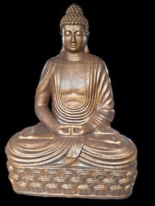 MEDITATING BUDDHA STATUE (FIBER CEMENT 150CMS)