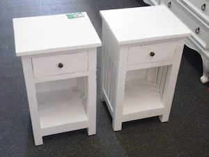 Bedside Table (Set) - Mindi Wood