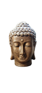 Furniture: Buddha Face - Copper Colour