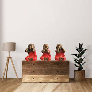 Young Buddha Set - Red