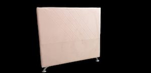 Wilson Headboard - Double Size - Pink Velvet - CLEARANCE PRICE