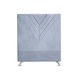 Lily Headboard - King Single Size - SKY BLUE Velvet